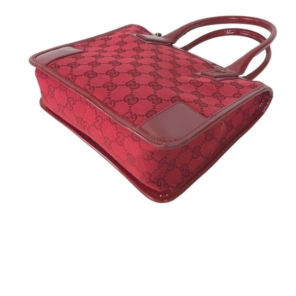 Gucci 1990's Tom Ford Red Guccissima Print Leather Satchel - Picture 7 of 10